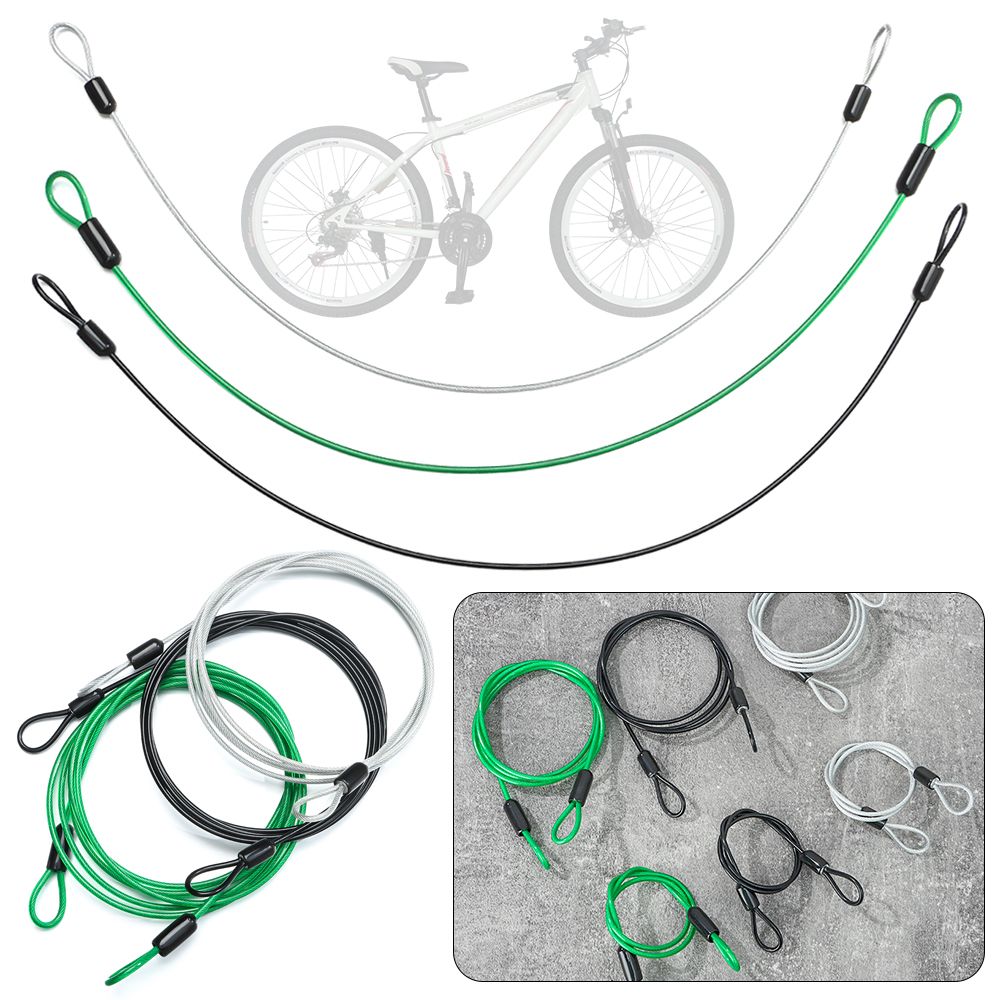 Cable Lock Flexible - 0.5/1/2M bisiklet kilidi tel bisiklet aksesuarları